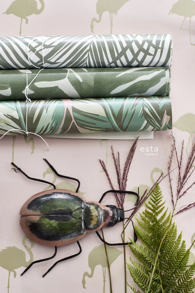 Vliestapete Silhouette Flamingo Rosa Gold Metallic 138994 2 Vliestapete Silhouette Flamingo Rosa Gold Metallic 138994 – Bild 2