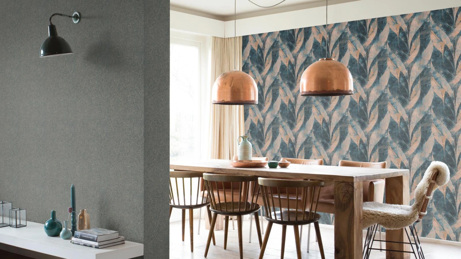 Vliestapete Wischtechnik Glitzer Dunkelblau 520262 Rasch 3 Vliestapete Wischtechnik Glitzer Dunkelblau 520262 Rasch – Bild 3